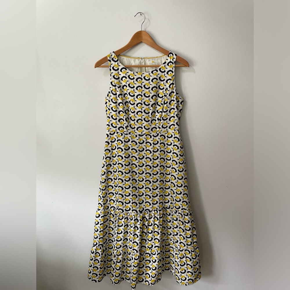 Boden Sleeveless Floral Midi Dress